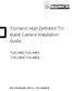 TruVision High Definition TVI Bullet Camera Installation Guide