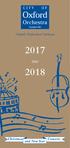 Oxford s Professional Orchestra. into. Concerts. Christmas and New Year