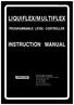 LIQUIFLEX/MULTIFLEX INSTRUCTION MANUAL PROGRAMMABLE LEVEL CONTROLLER