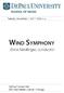 Wind Symphony Erica Neidlinger, conductor