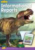 Genre Workshop Informational Reports. by Carrie Smith and Steve W. Dunn. Dinosau. Benchmark Education Company