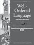 Well- Ordered Language