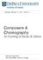 Composers & Choreography