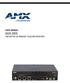 USER MANUAL DUX-SRX 100-METER 4K HDBASET SCALING RECEIVER