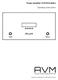 Power Amplifier OVATION SA8.2. Operating Instructions. AVM GmbH, Daimlerstrasse 8, D Malsch, Germany