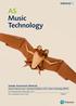AS Music Technology. Sample Assessment Materials