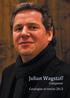 Julian Wagstaff Composer Catalogue Contents