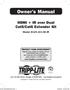 Owner s Manual. HDMI + IR over Dual Cat5/Cat6 Extender Kit. Model: B IR