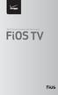 2013 Annual Customer Notification for. FiOS TV