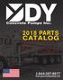 2018 PARTS CATALOG. Head Office - Calgary, AB, Canada Mounting, Parts, Service, Engineering, Administration