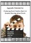 Appendix Materials for Producing Book Trailers that Get Readers Buzzing about Books