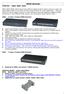 HDMI Switcher ITEM NO.: HS04, HS07, RC01