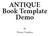 ANTIQUE Book Template Demo. By Themzy Templates