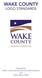 WAKE COUNTY LOGO STANDARDS. Prepared by Wake County General Services Administration and Public Affairs Office