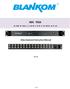 HDC Data sheet and Instruction Manual V DVB S2 Tuner / 2 ASI-IN / IP-IN to 16 DVB-C & IP out