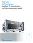 R&S ESW EMI Test Receiver Excellent RF characteristics and high measurement speed
