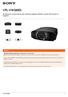 4K SXRD Home Cinema Projector with 1,500 lumen brightness, 200,000:1 contrast, HDR and easy AV integration