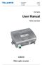User Manual CXE Rev (12) CXX Series. User Manual. Teleste Corporation CXE810. Fibre optic receiver