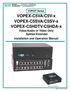 VOPEX-C5VA/C5V-x VOPEX-C5SVA/C5SV-x VOPEX-C5HDTV/C5HDA-x
