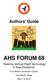 Authors Guide AHS FORUM 68