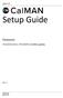 Setup Guide. Panasonic. VT30/DT30/D30, VT50/WT50 (US/NA models) Rev. 1.1