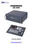 Digital Video Switcher SE-900