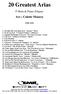 20 Greatest Arias. F Horn & Piano (Organ) Arr.: Colette Mourey EMR 22418