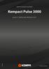 KEMPPI K5 WELDING EQUIPMENT. Kempact Pulse 3000 QUALITY, SPEED AND PRODUCTIVITY