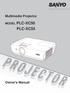Multimedia Projector MODEL PLC-XC50 PLC-XC55. Owner's Manual