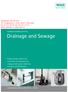 Drainage and Sewage. Catalogue Building Services