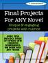 Final Projects. For ANY Novel. Unique & engaging projects with rubrics!