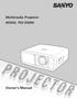 Multimedia Projector MODEL PLV-Z4000. Owner s Manual