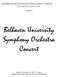 Belhaven University Symphony Orchestra Concert