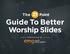 About This Guide. About Church Motion Graphics