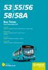 53 55/56 58/58A. Bus Times From 4 November Go paperless, visit arrivabus.co.uk