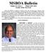 MSBOA Bulletin. Volume XV, Issue 1 Winter Teacher of the Year Issue