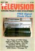 Diode Pack. FREE Signal. TV Fault Finding DX -TV. Microwave Signal Devices. Ten Years of VHS Video Add-on FM Tuner for VCRs. VCR Clinic Vintage TV