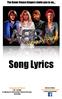 Song Lyrics. The Dover House Singers invite you to an. Wednesday 28th March pm St. Margaret s Church Hall, Putney Park Lane, SW15 5HU