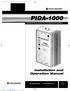 PIDA-1000 Braodband Bi-directional Push-Pull Distribution Amplifiers