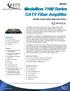Medallion 7100 Series CATV Fiber Amplifier