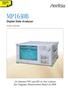 MP1630B. Digital Data Analyzer. 16-Channel PPG and ED in One Cabinet Eye Diagram Measurement Based on BER. 10 khz to 200 MHz