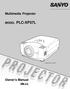 Multimedia Projector. Owner s Manual MODEL PLC-XP57L. Projection lens is optional.