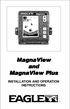 MagnaView. and INSTALLATION AND OPERATION INSTRUCTIONS