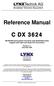 Reference Manual C DX 3624