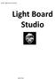 (pdf) Lightboard Studio. Light Board Studio. Lightboard Page 1