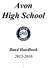 Avon High School Band Handbook