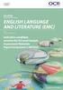ENGLISH LANGUAGE AND LITERATURE (EMC)