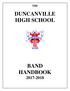 THE DUNCANVILLE HIGH SCHOOL