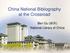 China National Bibliography at the Crossroad. Ben Gu ( 顧犇 ) National Library of China