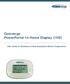 Comverge PowerPortal In-Home Display (IHD) User Guide for Members of New Hampshire Electric Cooperative